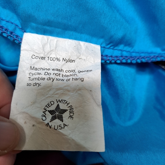 Snoopy Blue Zipper Closure Dog Bed Pillowcase. - Picture 10 of 10